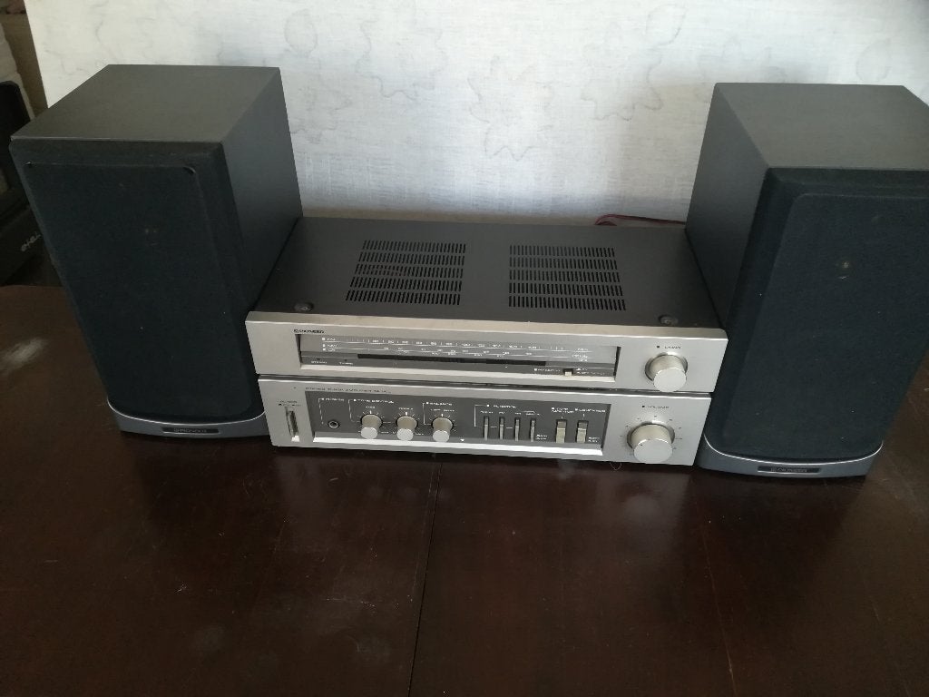 Pioneer TA-110L versterker met luidsprekers S-P410, TV, Hi-fi & Vidéo, Amplificateurs & Ampli-syntoniseurs, Enlèvement ou Envoi