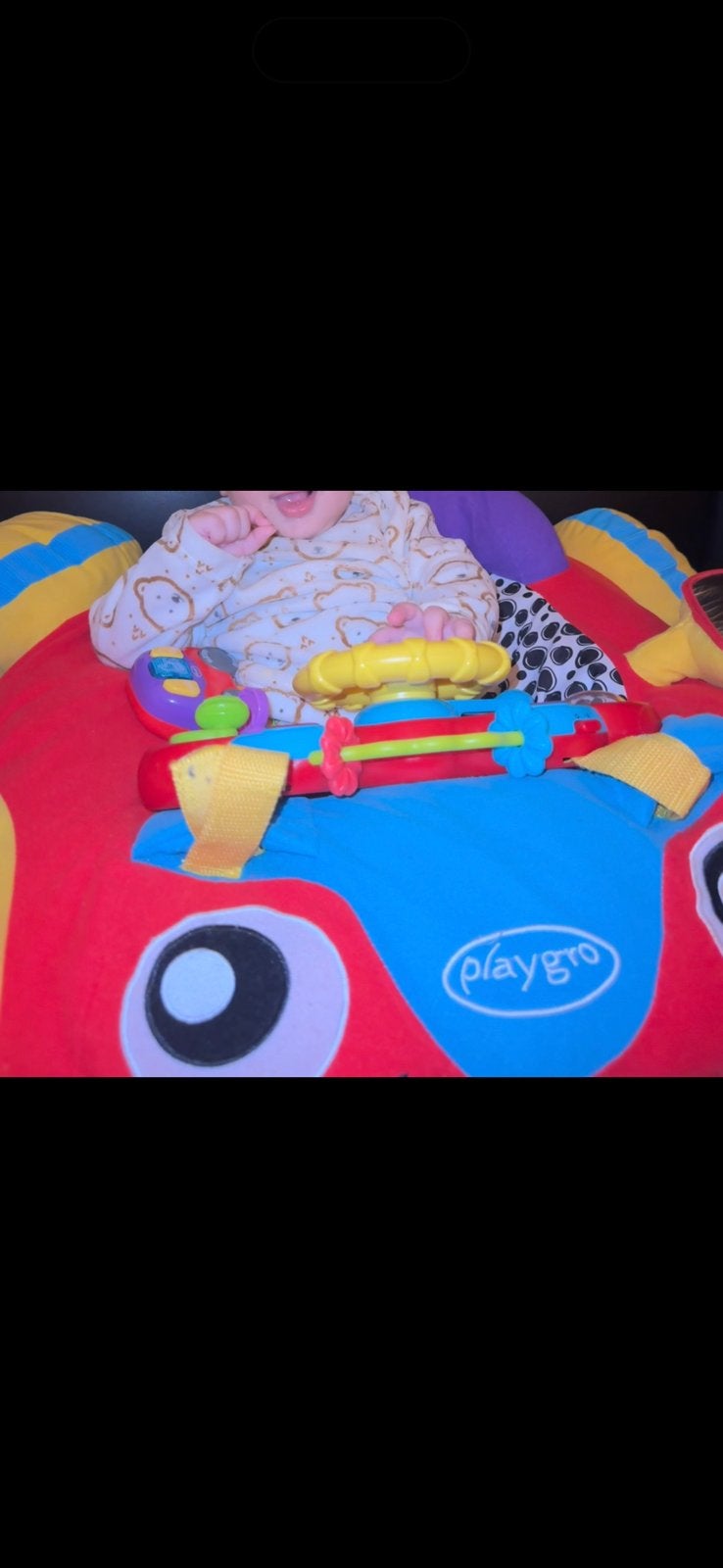 Playgro zitkussen, Ophalen, Gebruikt
