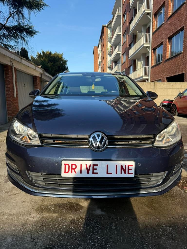 VW Golf Variant 2.0 TDI Highline | DSG | Euro 6  | GEKEURD, 1998 cc, 4 cilinders, Blauw, Alcantara