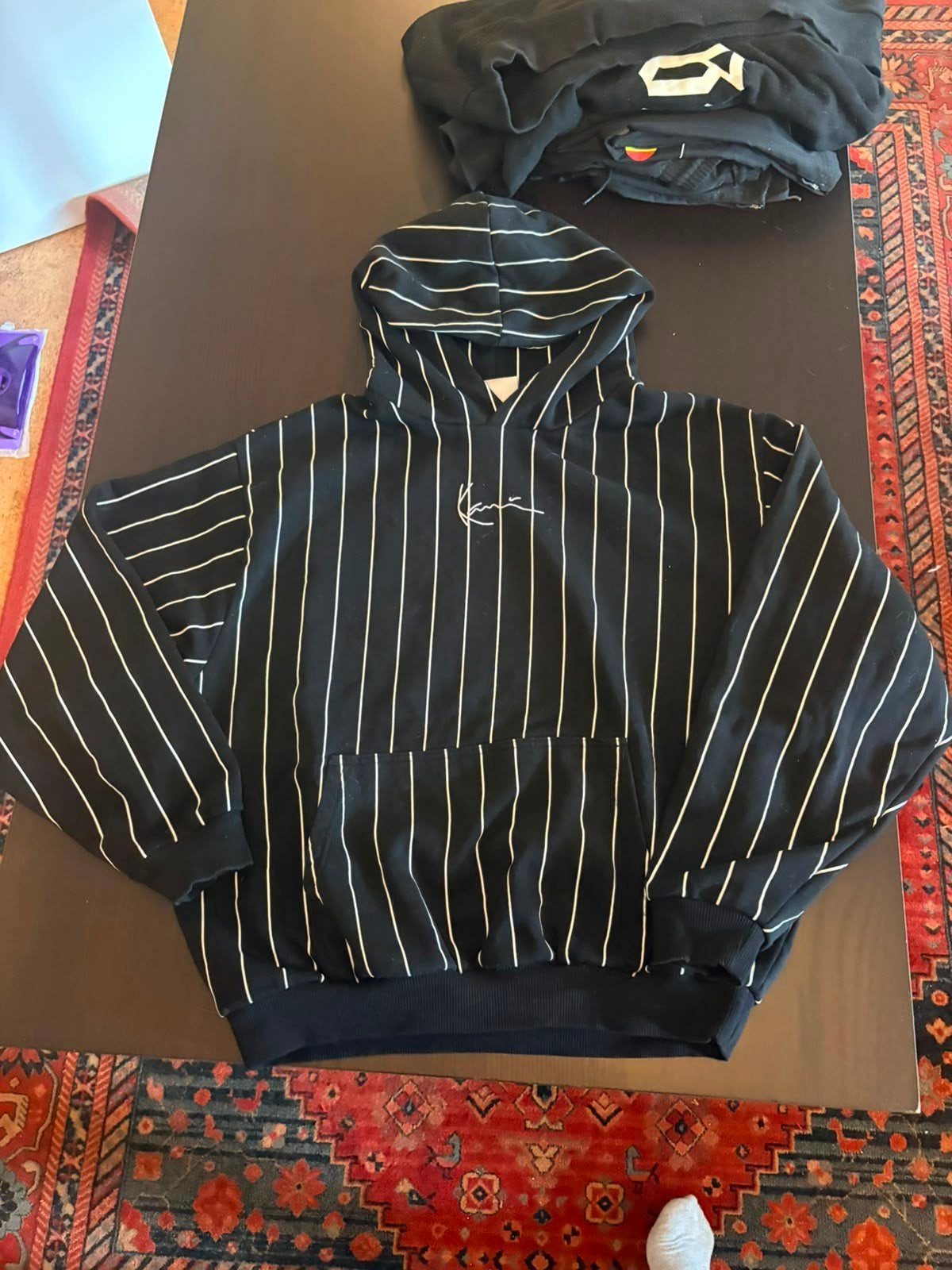 karl Kani oversized Hoodie, Maat 48/50 (M), Zwart, Ophalen of Verzenden, Zo goed als nieuw