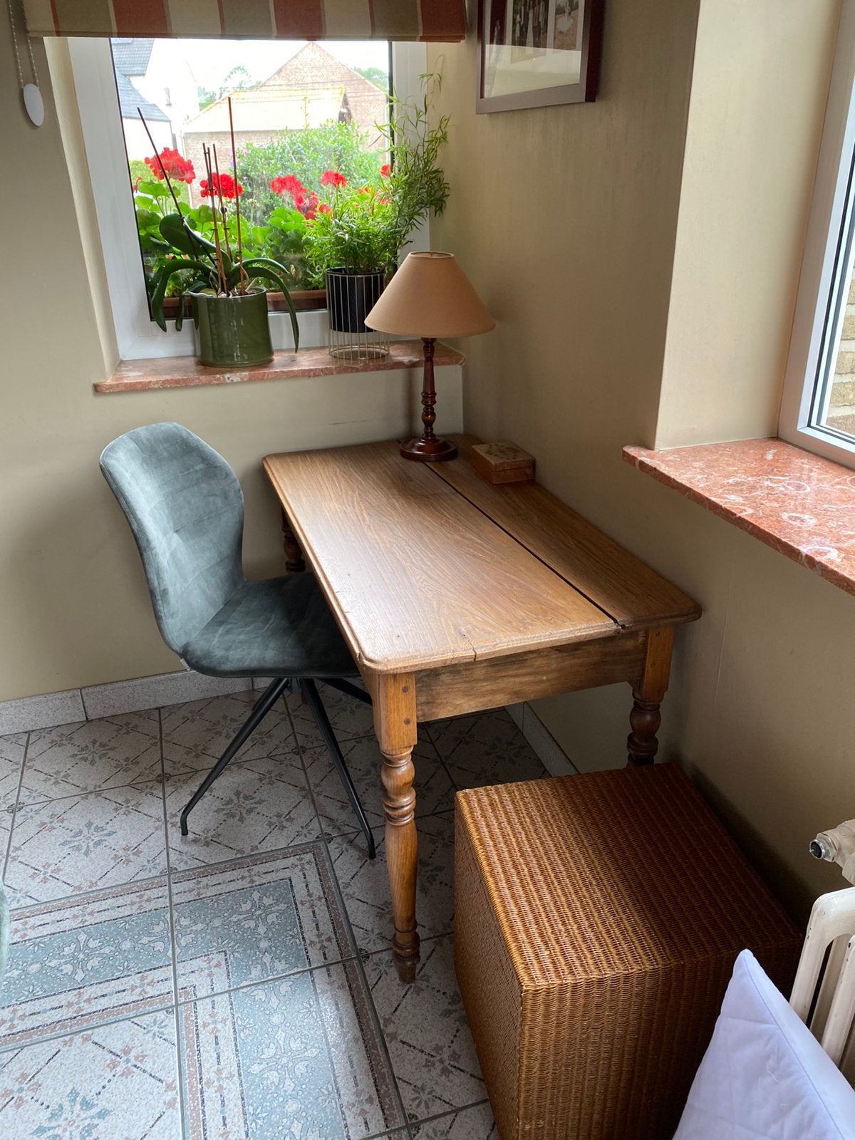 Boerentafel, Huis en Inrichting, Ophalen, Gebruikt, 100 tot 150 cm, 50 tot 100 cm