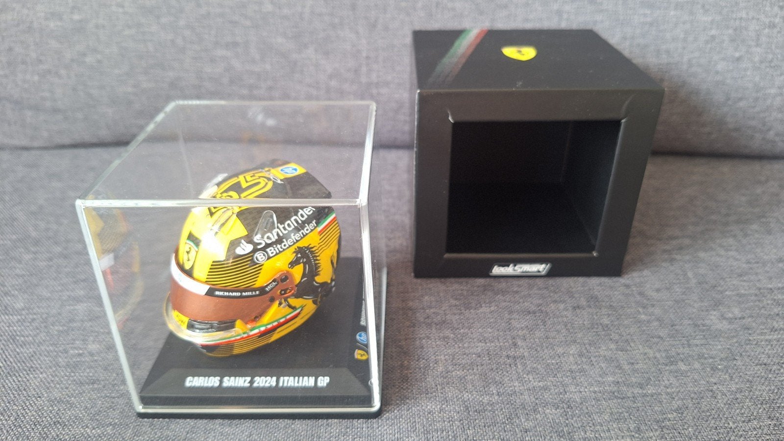 nieuw, helm, 1/5, Looksmart, Sainz, Italian GP 2024, Hobby & Loisirs créatifs, Enlèvement, Neuf