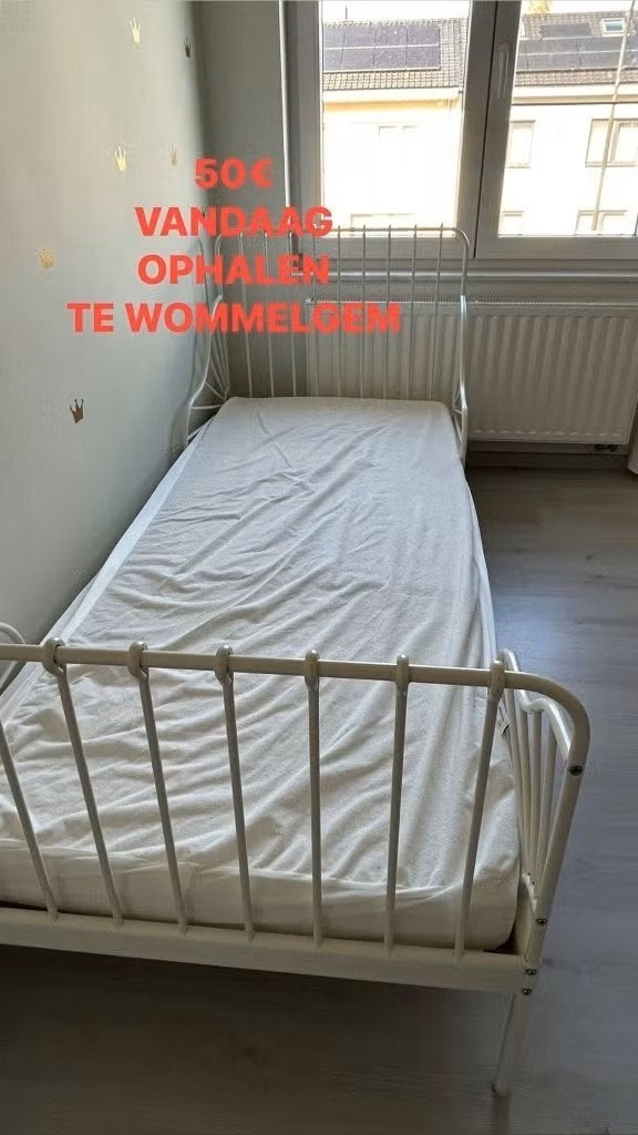 Kinderbed PERFECTE STAAT, Ophalen, Zo goed als nieuw, Lattenbodem