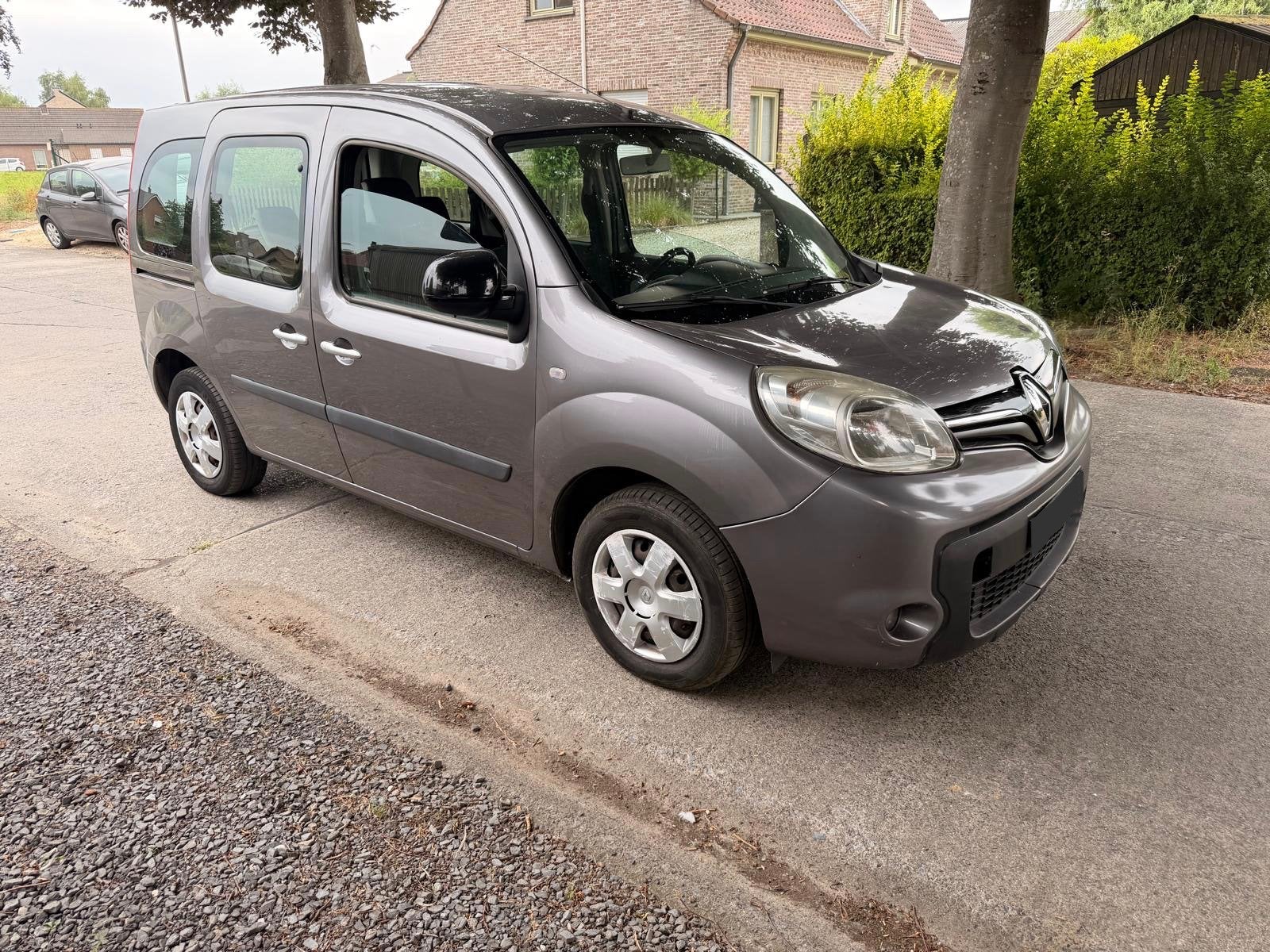 Renault Kangoo 1.2 benzine - 97 000km - 2014 - AC/ 6V/ Blue, Testrit aan huis, Bedrijf, Handgeschakeld, Kangoo