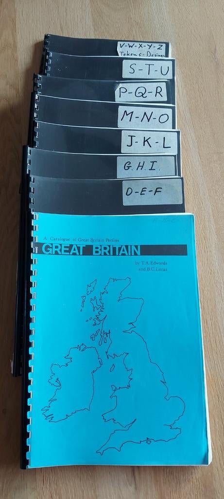 Catalogus perfins great britain perfin, Postzegels en Munten, Ophalen, Catalogus