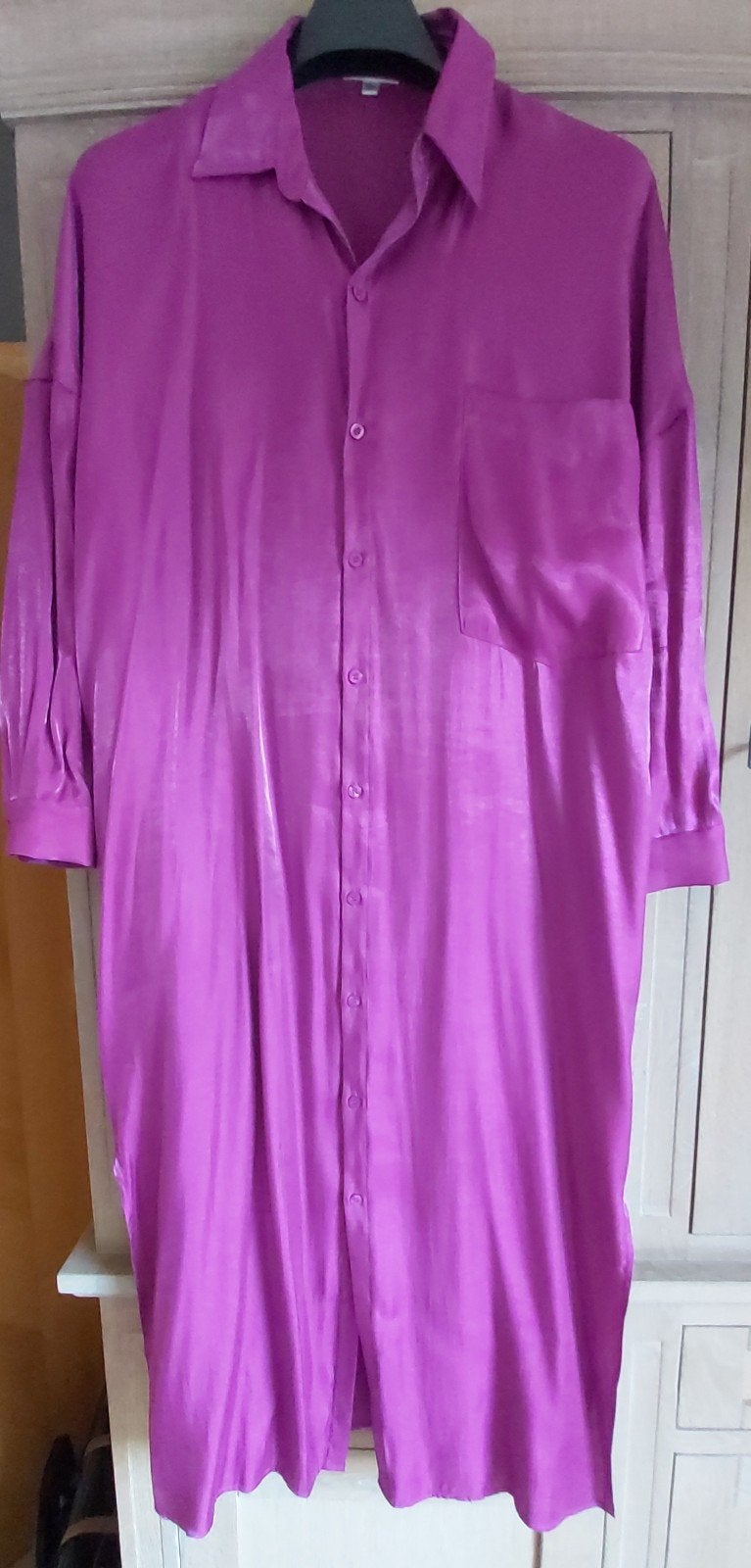 fuchsia lang hemdjurk  PIPPA'H maat M, Kleding | Dames, Ophalen of Verzenden, Maat 38/40 (M)