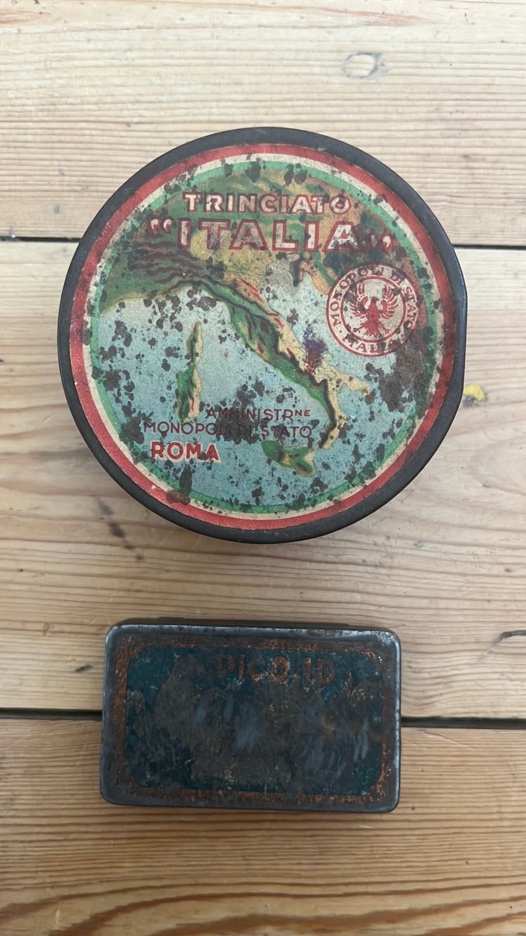 boite TRINCIATO ITALIA, Collections, Boîte en métal, Enlèvement ou Envoi, Comme neuf