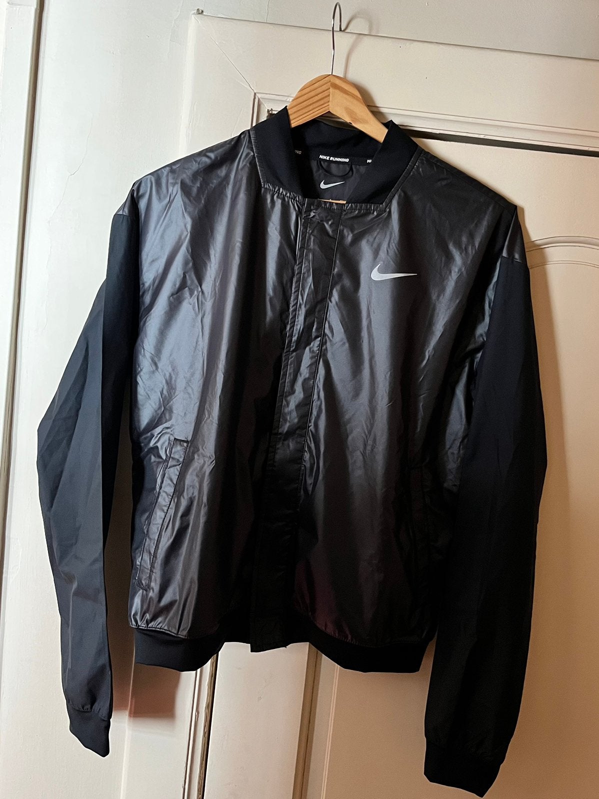 Nike Running jasje runningjack zwart, Ophalen of Verzenden, Zo goed als nieuw, Maat 36 (S), Zwart