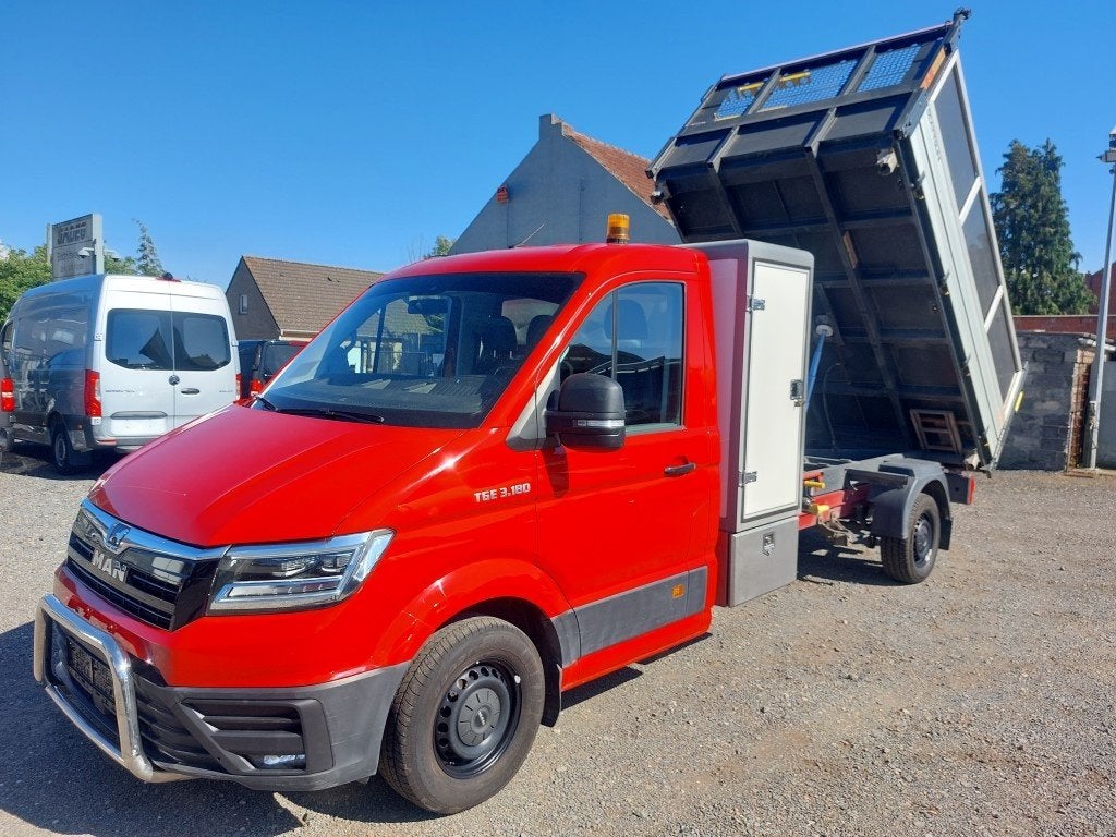 MAN TGE3.180 Automatique Benne basculante (28500+TVA), Autos, Camionnettes & Utilitaires, Achat, Euro 6, 3 places, 1968 cm³