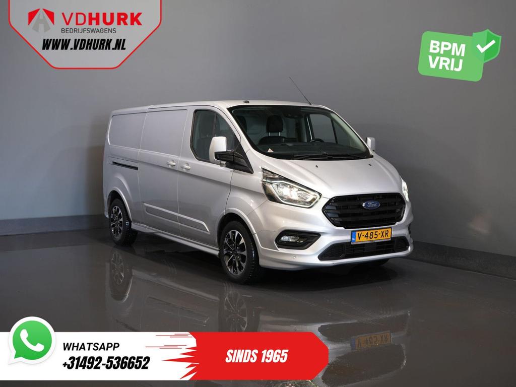 Ford Transit Custom Sport 2.0 TDCI Aut. 170 pk L2 DB-Riem VV, Auto's, Bestelwagens en Lichte vracht, Automaat, 186 g/km, Parkeersensor