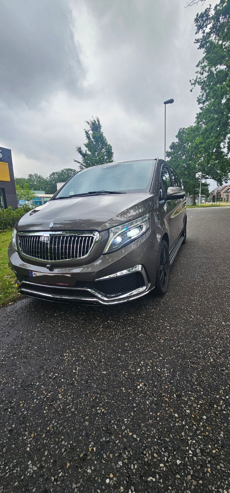 Mercedes V250d 4 matic, Auto's, Automaat, Monovolume, Bruin, Particulier
