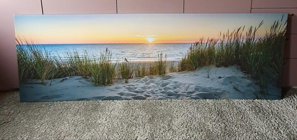 Canvas duinen en zee, Ophalen, Nieuw, Foto of Poster