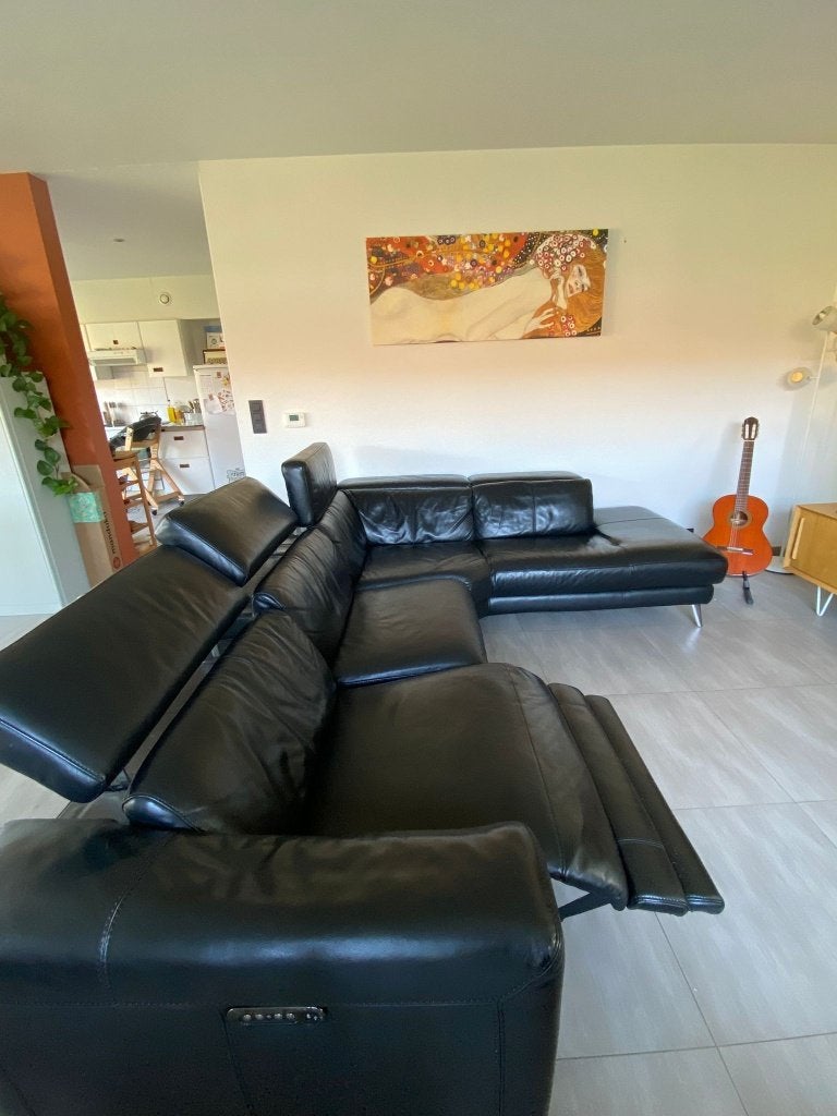 Italiaanse designzetel, Ophalen of Verzenden, Zo goed als nieuw, Leer
