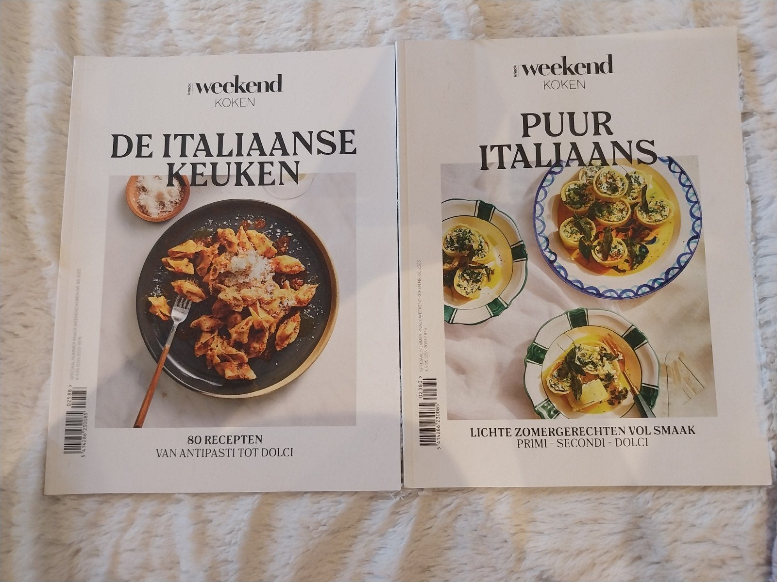 2x Knack Weekend koken, Boeken, Ophalen of Verzenden, Zo goed als nieuw, Italië, Tapas, Hapjes en Dim Sum