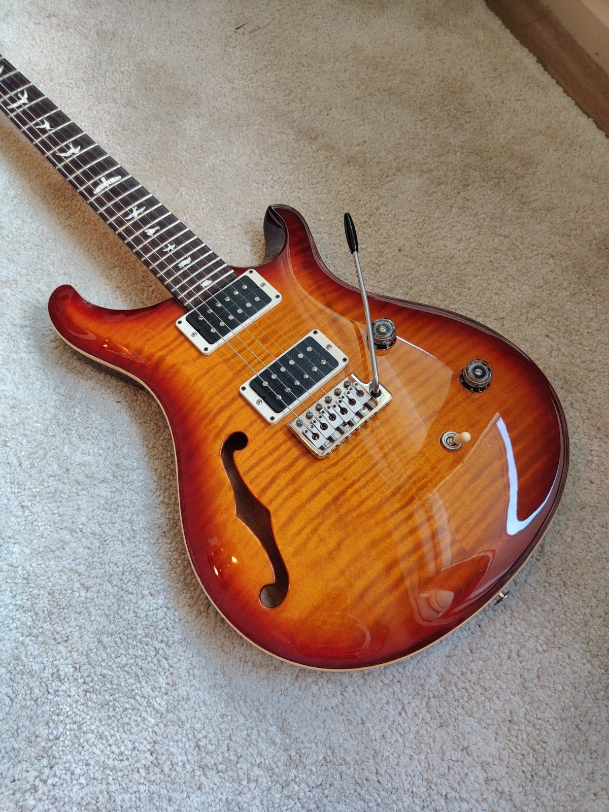 PRS (Paul Reed Smith) CE semi Hollow 24, Muziek en Instrumenten, Ophalen, Zo goed als nieuw, Semi-solid body, Paul Reed Smith