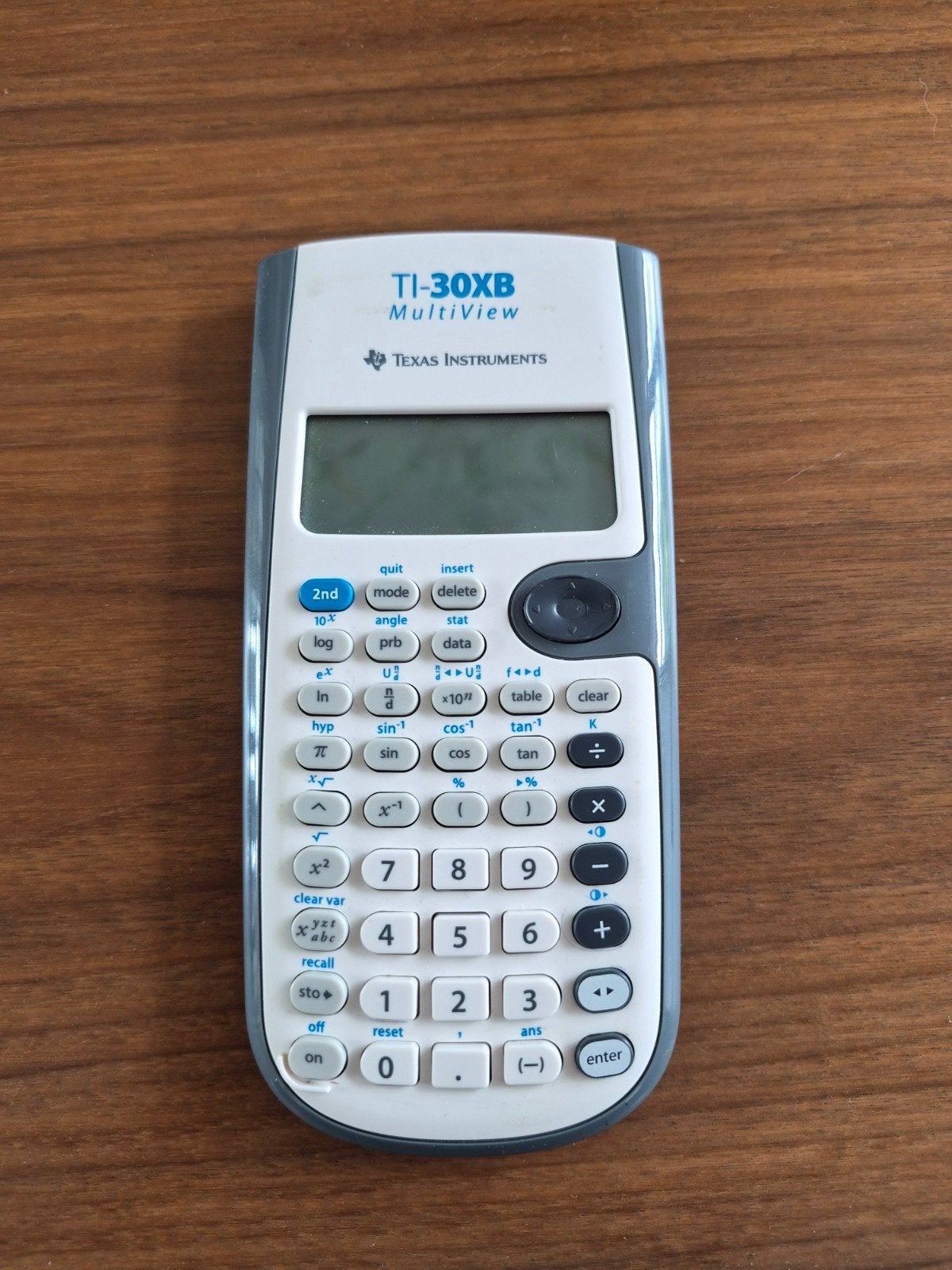 Texas Instruments TI-30XB MultiView, Enlèvement