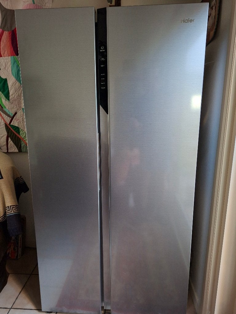 HAIER IJskast-Diepvries combinatie, 25 à 50 cm, Gris, Comme neuf, 50 à 100 cm