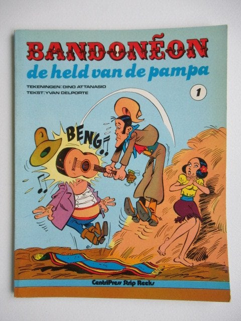 bandoneon...nr.1..de held van de pampa..........1st, Enlèvement ou Envoi, Comme neuf