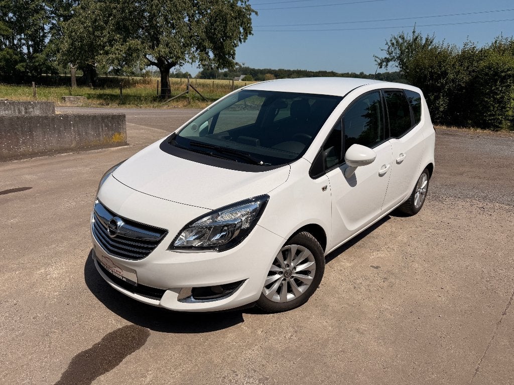 Opel Meriva 1.4 Turbo Cosmo, Airco, Navi, 1e eigenaar, 139 g/km, Euro 6, 4 cilinders, Wit