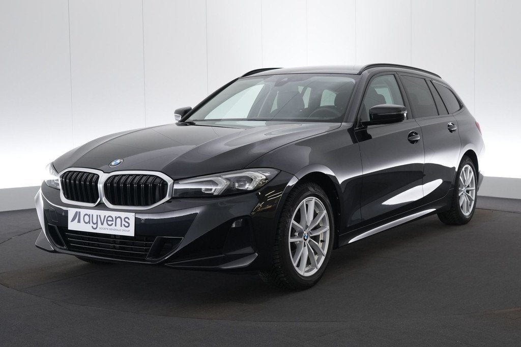 (2DBX067) BMW 3 TOURING, Auto's, Lichtsensor, 136 pk, Zwart, Bedrijf