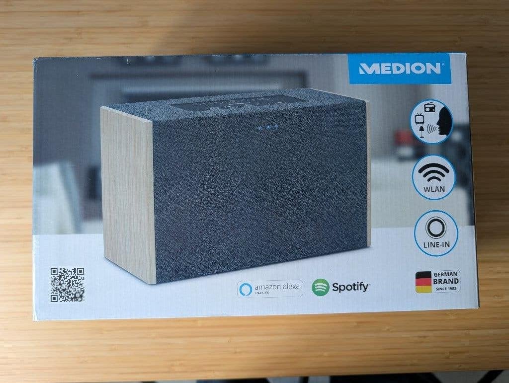 Medion LIFE P61142 WIFI Smart Enceinte Speaker Alexa, Autres marques, Moins de 60 watts, Enlèvement ou Envoi, Wi-Fi