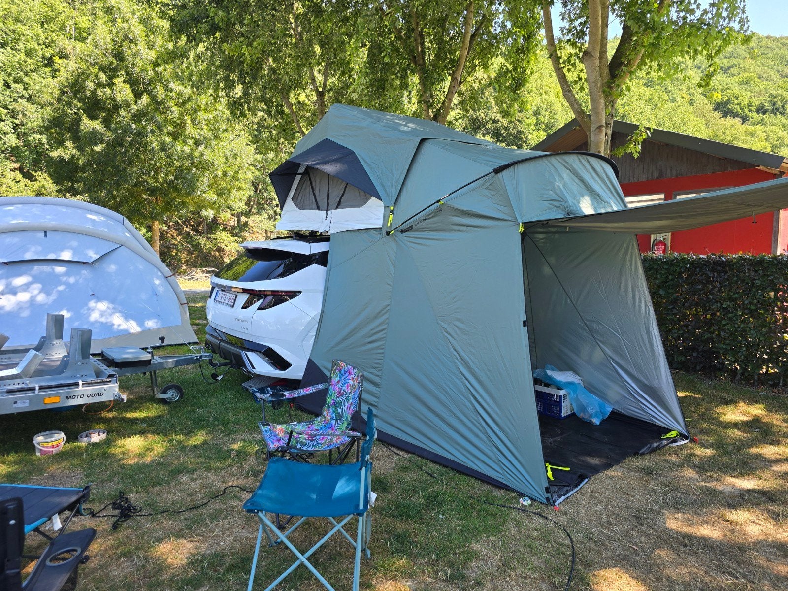 Tente de toit comme neuve... 1 x d'occasion, Caravanes & Camping, Enlèvement