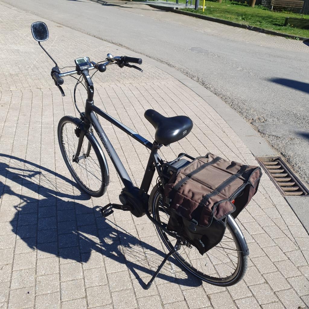 Oxford elektrische herenfiets, Gebruikt, Versnellingen, Schijfrem, 65 cm of meer