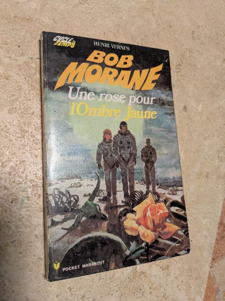 Bob Morane (Une rose pour l'Ombre Jaune)., Envoi, Utilisé, H. Vernes.