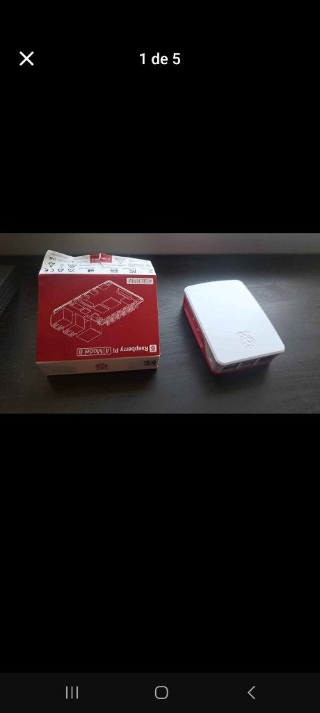 Raspberry Pi 4 Model B 4GB LPDDR4 + Original Case, Ophalen, Zo goed als nieuw