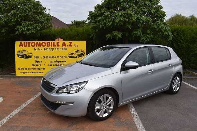 Peugeot 308 1.2i Allure GPS/Airco, Auto's, Zwart, 1199 cc, Overige brandstoffen, Bedrijf