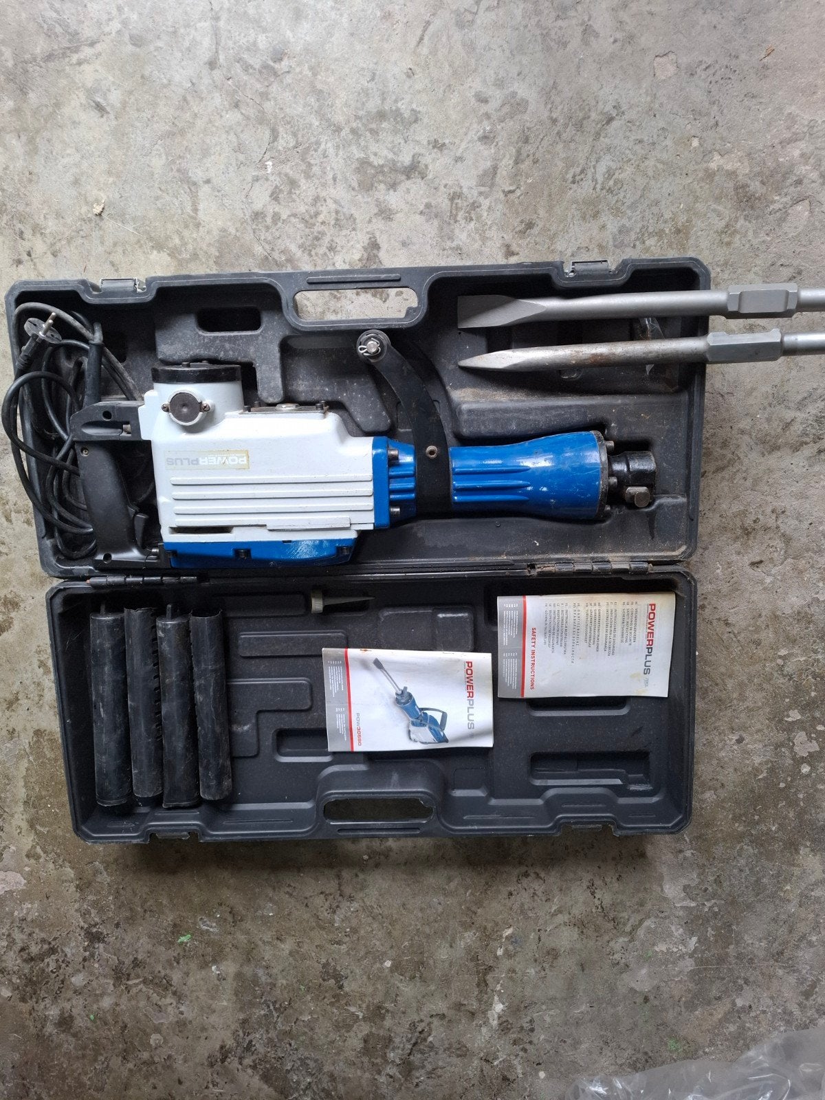 Boorhamer Powerplus, Ophalen