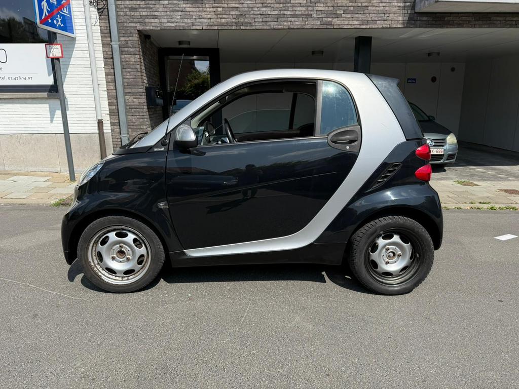 Smart voor twee coupés 1.0 turbo 2007 89k stuurbekrachtiging, Auto's, Automaat, Achterwielaandrijving, Zwart, Particulier