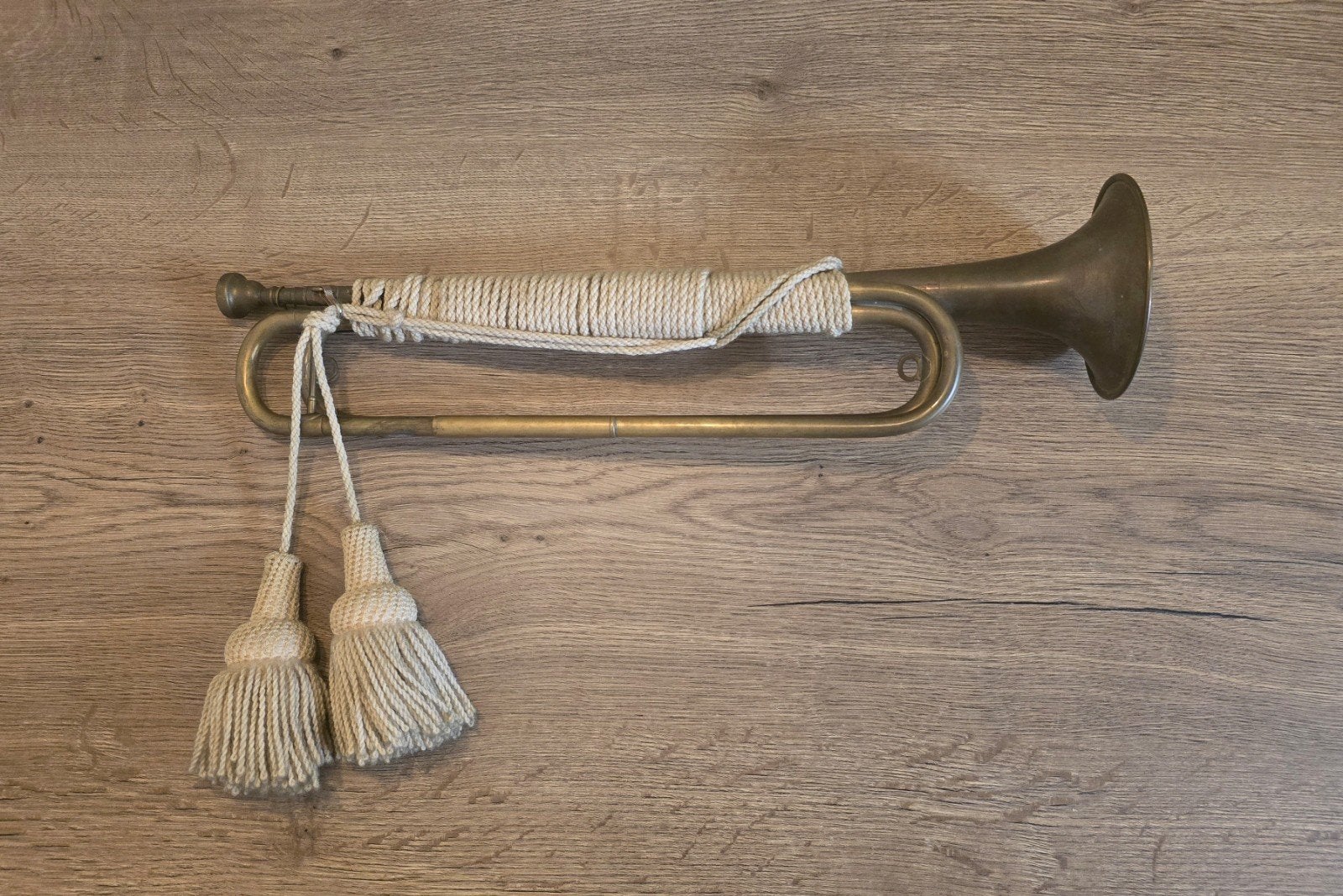 Bugle Belgian Lancer WW1 trompetcavalerie België Lier, Ophalen of Verzenden