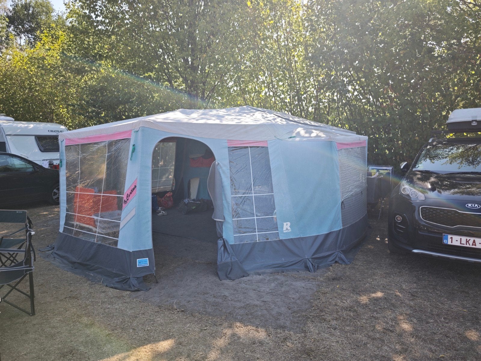 mooie vouwtent/ campingcar, Caravans en Kamperen, Ophalen, Gebruikt, Tot en met 6