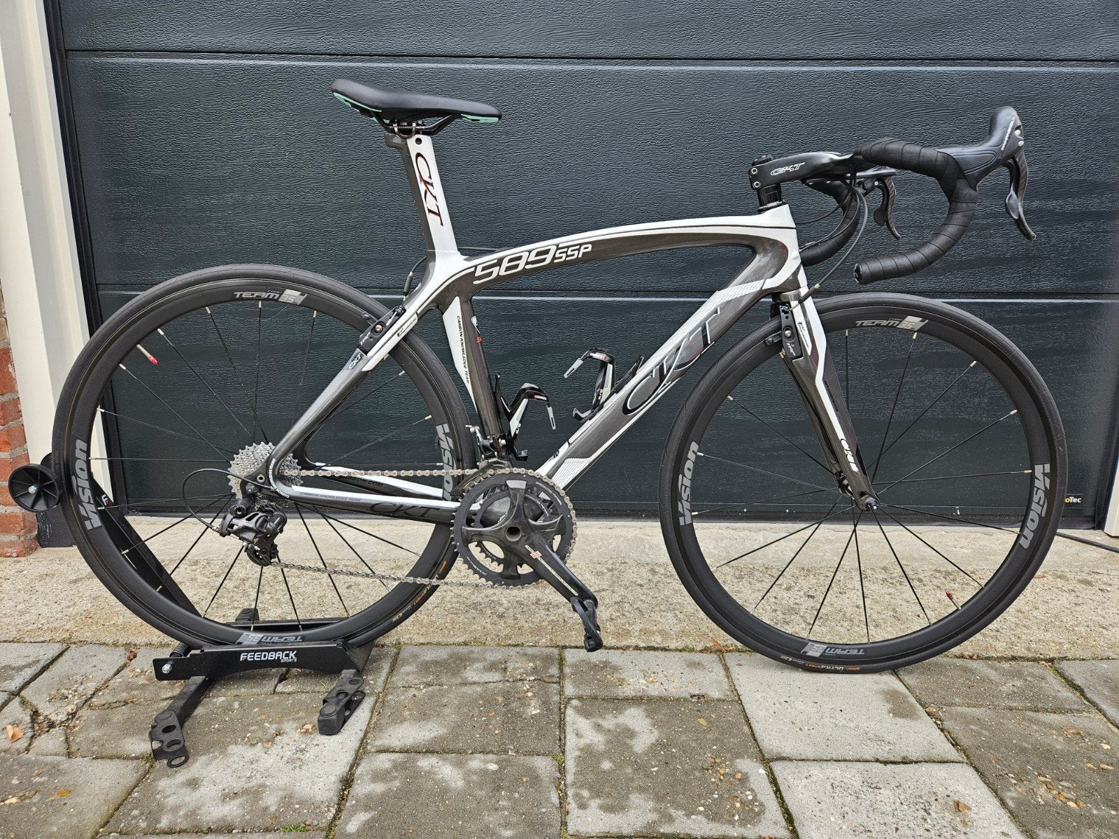 CKT 589 SSSP carbon racefiets - Campagnolo Record 11-speed, Ophalen, 28 inch, Carbon, Zo goed als nieuw