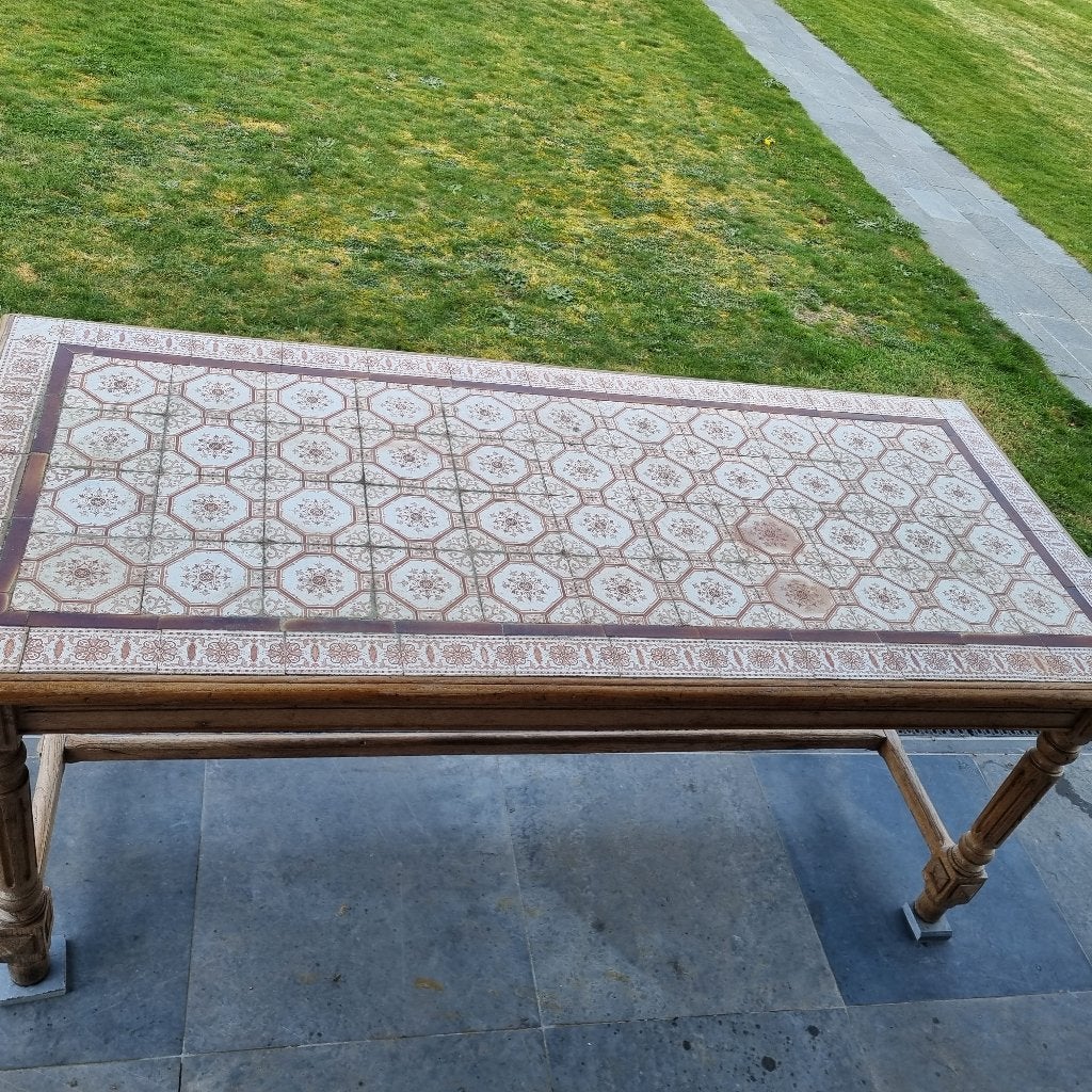 oude keukentafel, Ophalen, Gebruikt, Eikenhout
