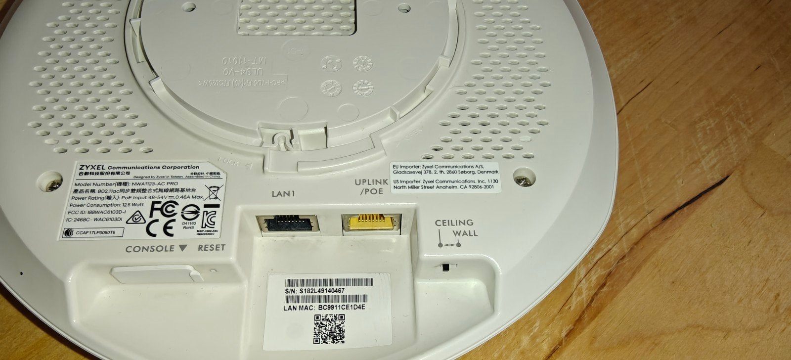 Zyxel NWA1123-AC Pro Access Point, Computers en Software, Ophalen of Verzenden