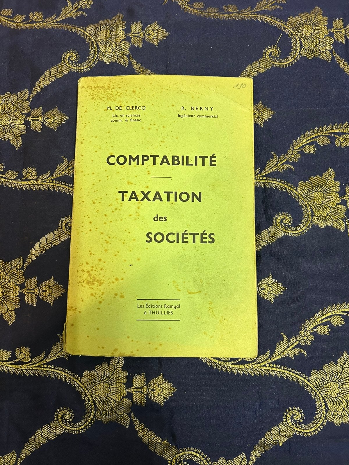 Oud Belgisch boek — Accounting & Taxation — 1948, Boeken, Ophalen, Gelezen