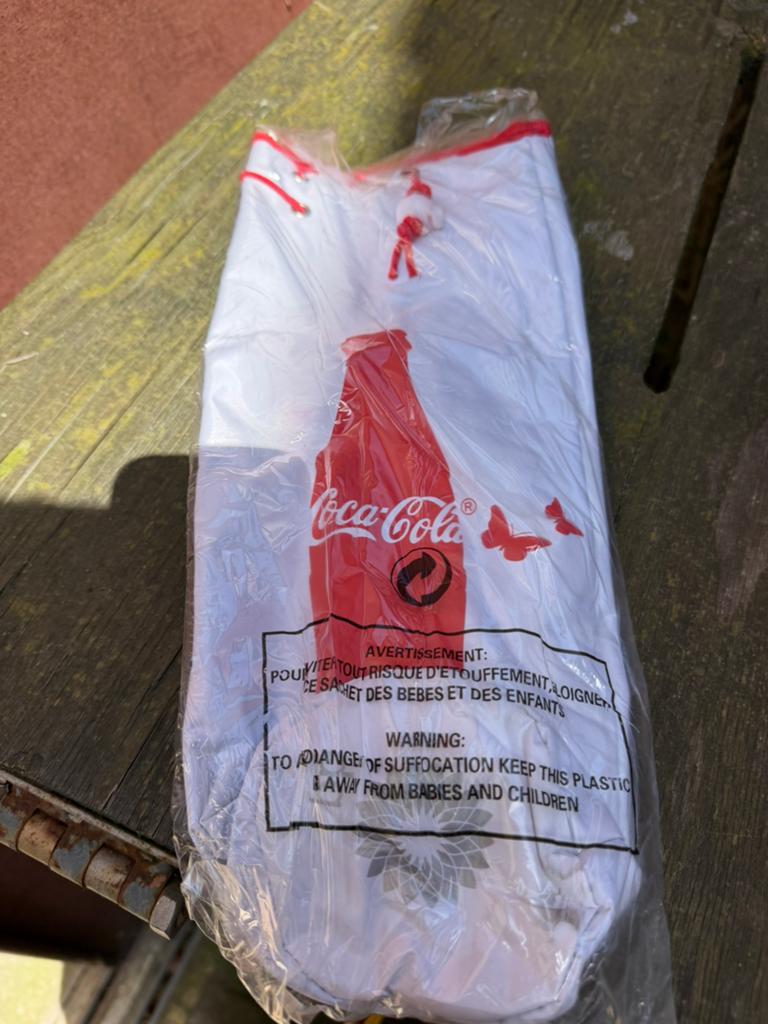Koeltas fles cola, Verzamelen, Ophalen of Verzenden, Zo goed als nieuw