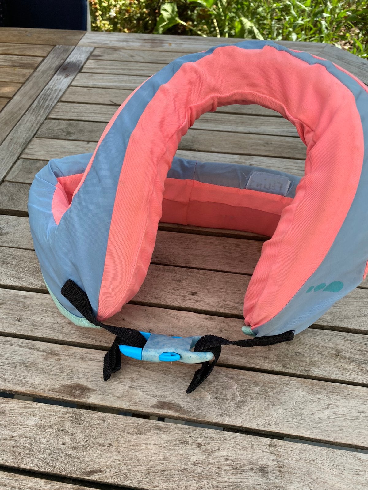 Zwemvestje roos-blauw, Watersport en Boten, Watersportkleding, Ophalen, Gebruikt, Kind, Reddingsvest of Zwemvest