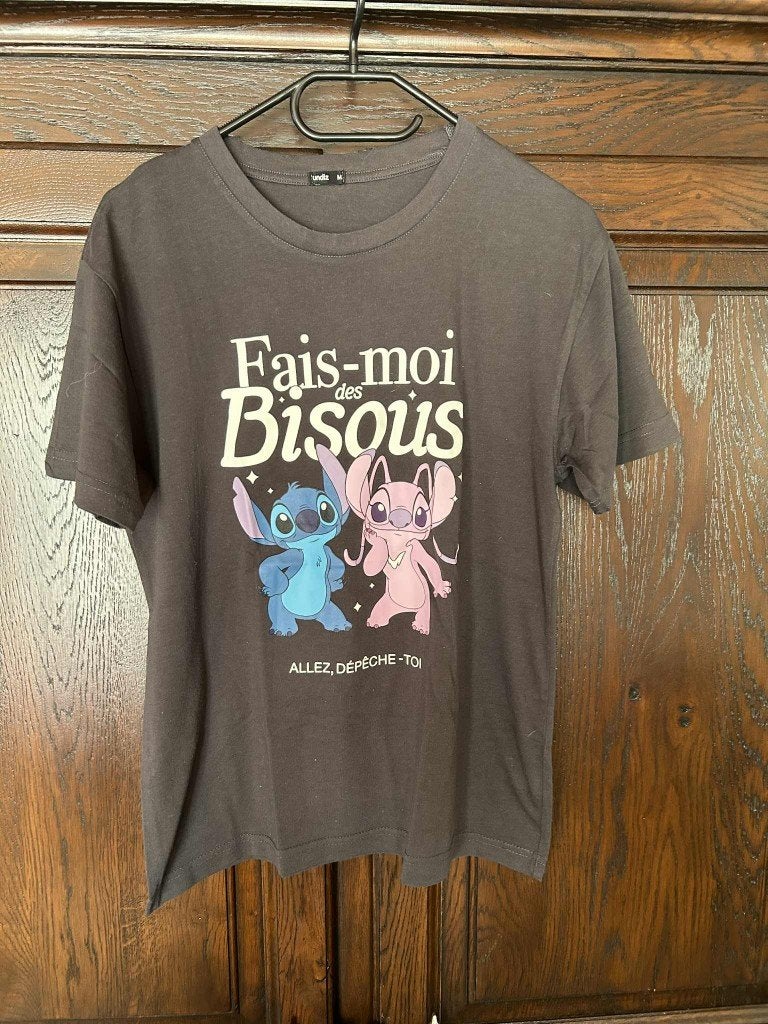 T-shirt Stitch, Kleding | Dames, Korte mouw, Undiz, Grijs, Gedragen