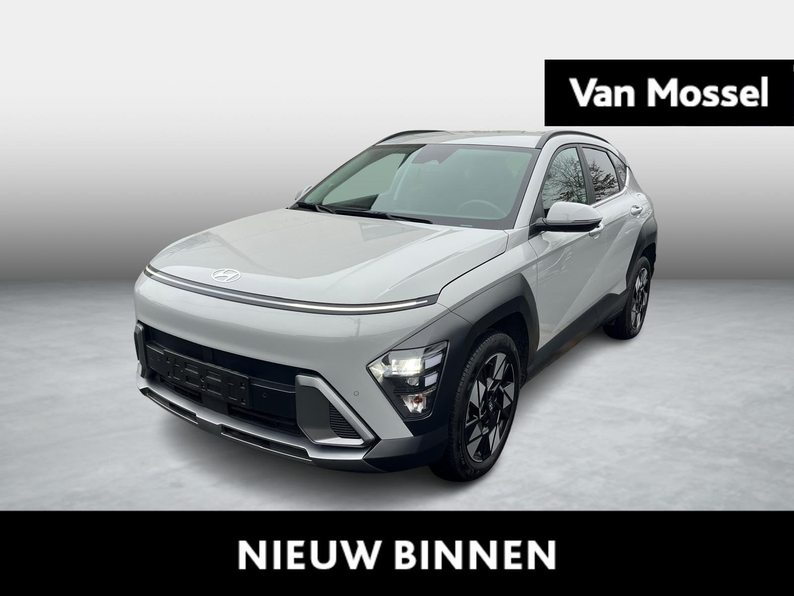 Hyundai KONA 1.6 GDi Hybrid Feel 6-DCT (automatique), Argent ou Gris, Entreprise, 2 kWh, Noir