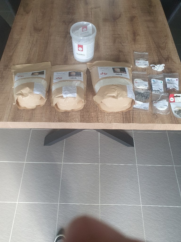 set zelf kaarsen maken (nieuw), Ophalen, Meerkleurig, Natuurlijk materiaal, Nieuw