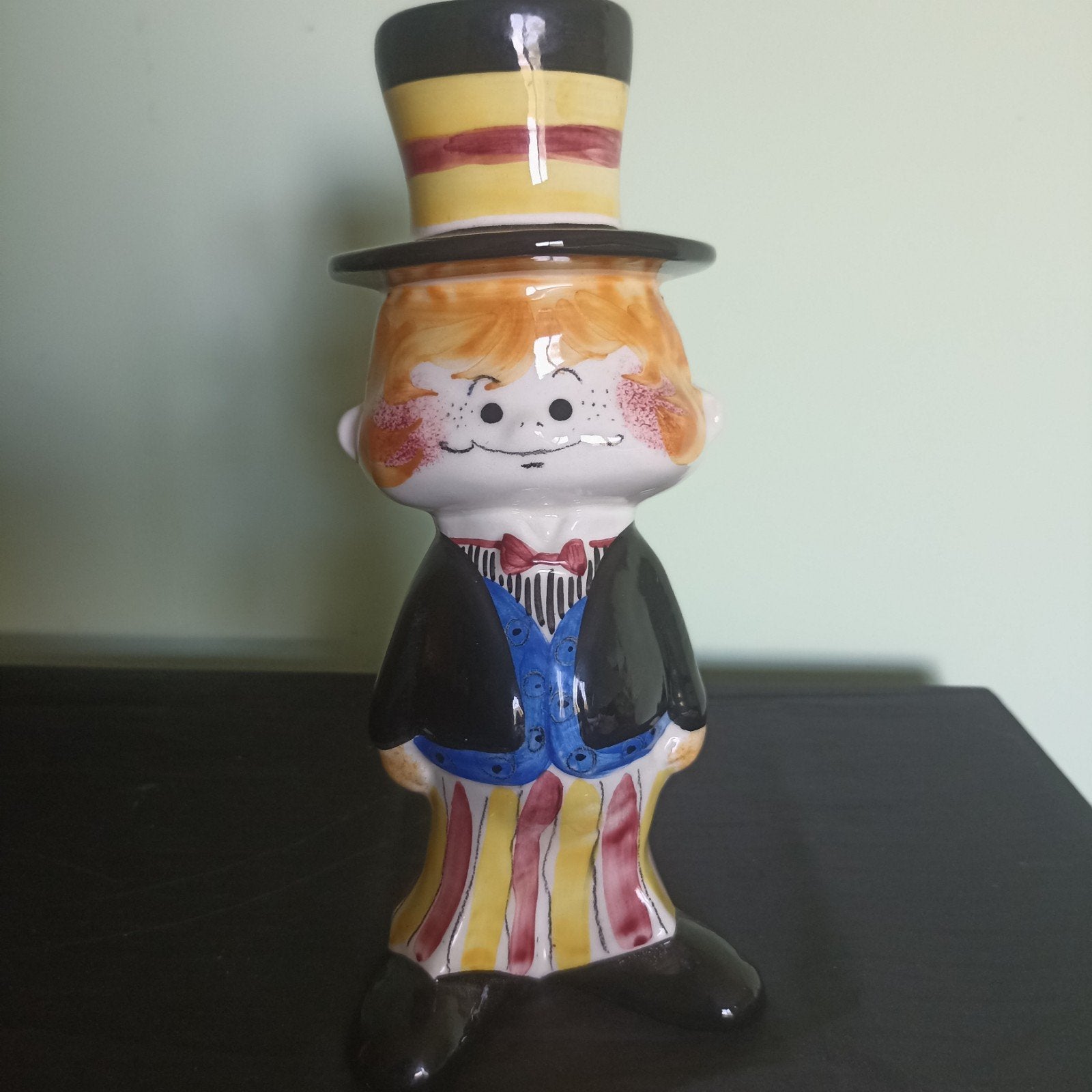 Tirelire/figurine en céramique italienne vintage (25 cm) — M, Enlèvement ou Envoi
