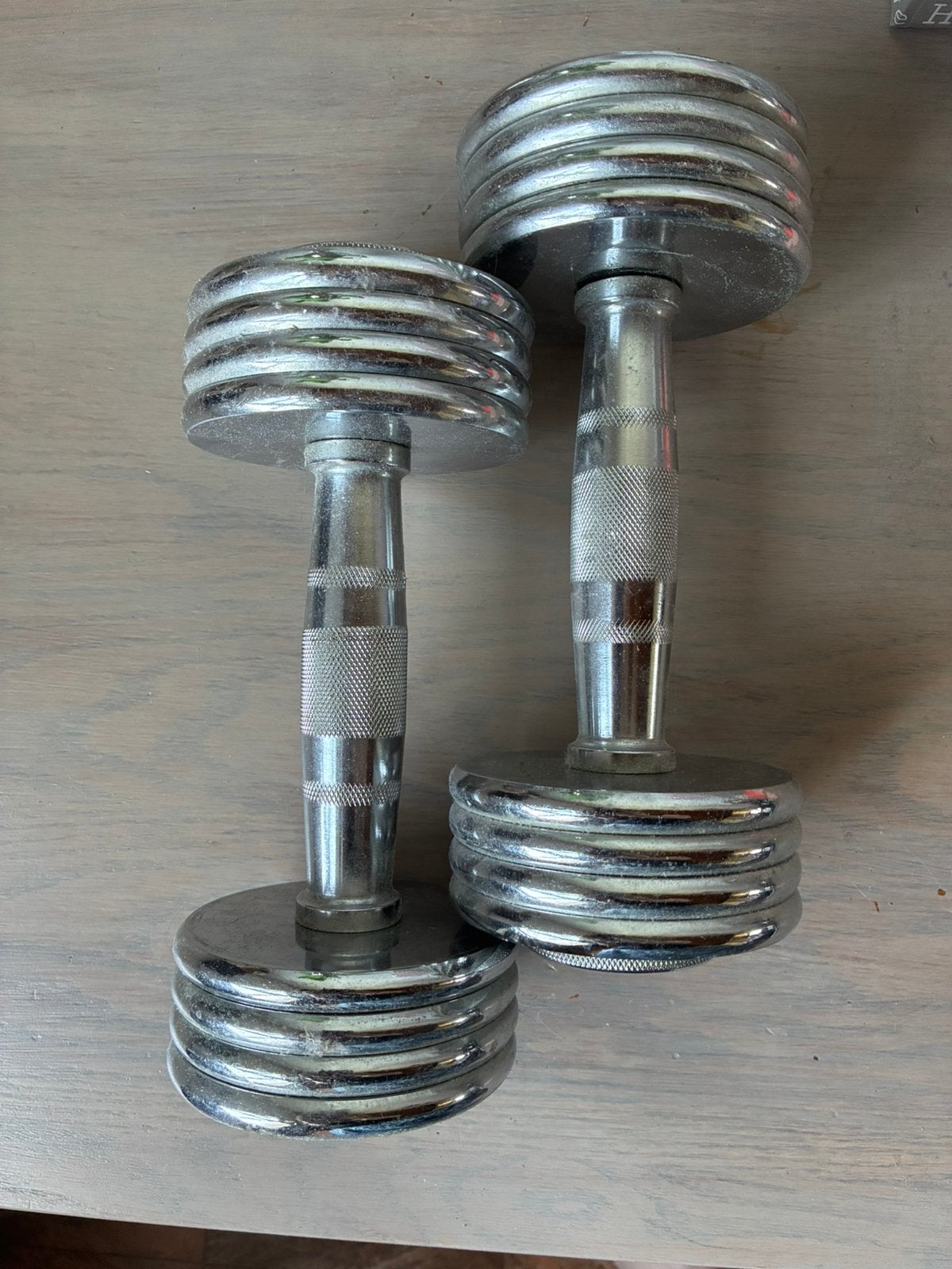 Verstelbare halters 2x5kg, Ophalen, Gebruikt