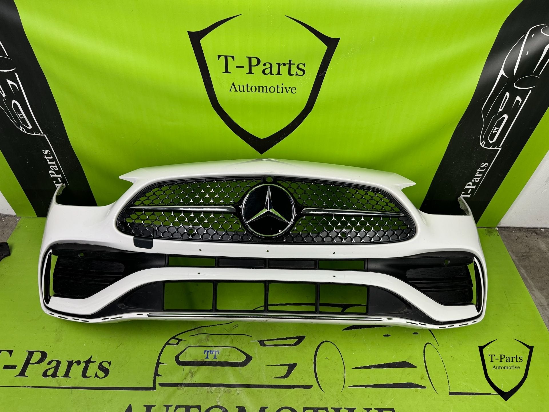 Grille de calandre de pare-chocs avant Mercedes classe C W20, Mercedes-Benz AG, Pare-chocs, Mercedes-Benz, Utilisé