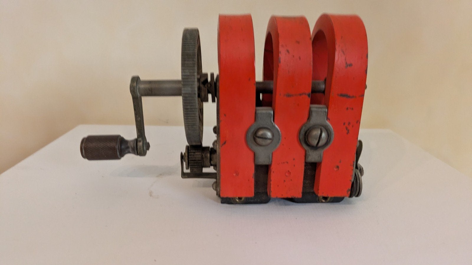 Antieke Handdynamo / Magneto Generator, Ophalen