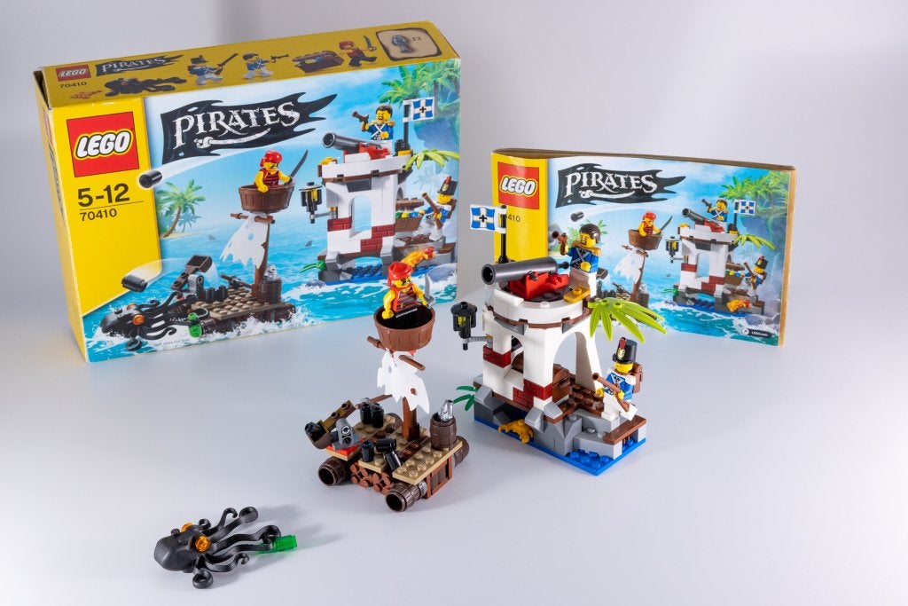 LEGO Pirates 70410 Soldiers Outpost avec boîte et manuel, Enlèvement ou Envoi, Lego, Ensemble complet, Pirates