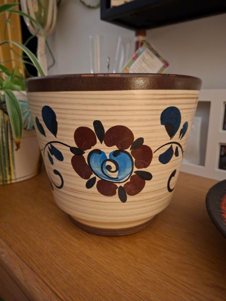 Vintage west germany bloempot, Tuin en Terras, Bloempotten, Ophalen