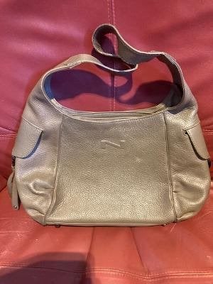 Handtas Nathan (beige)., Handtassen en Accessoires, Ophalen, Gebruikt, Beige, Handtas